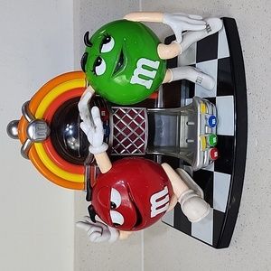 Vintage collectible M&M Candy Dispenser Rock n Roll Cafe